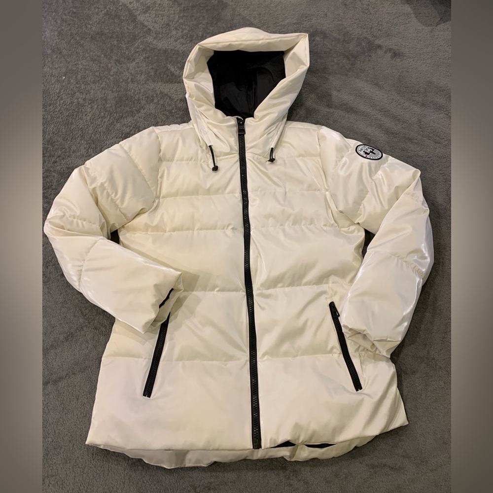 Arctic Expedition Cream and Black Coat
